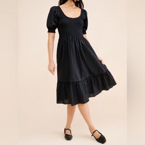 Hill House The Nap Dress Medium Black